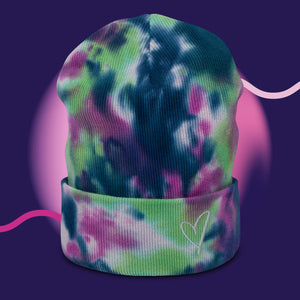 Tie-dye beanie