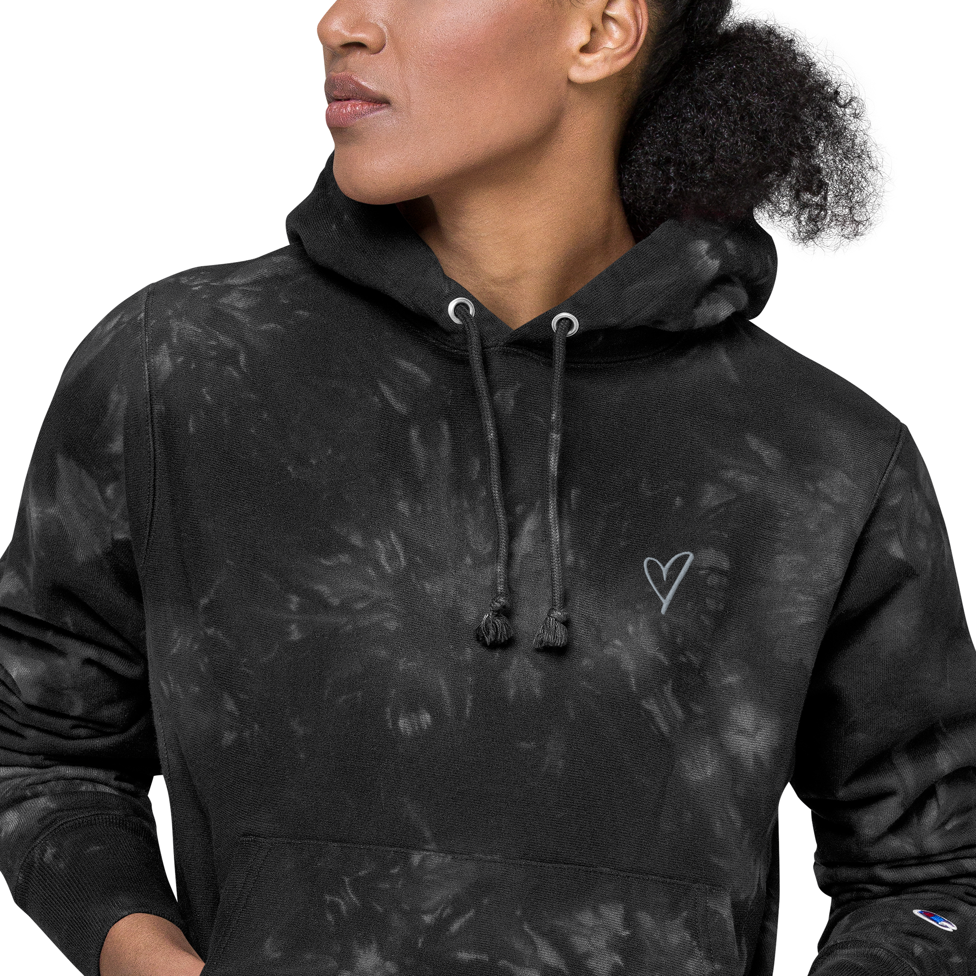 Unisex Champion tie-dye hoodie <3