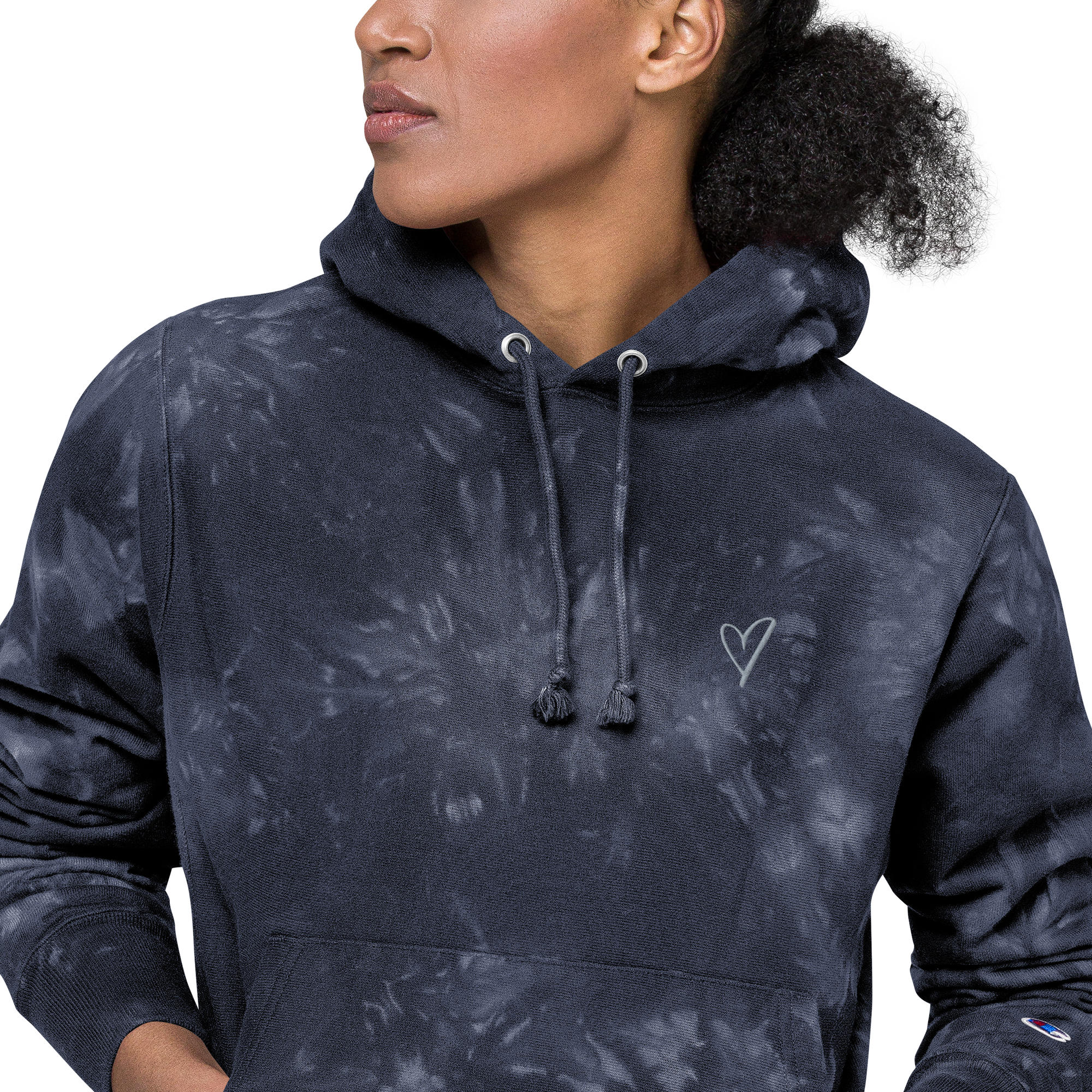 Unisex Champion tie-dye hoodie <3